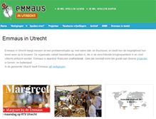 Tablet Screenshot of emmaus-utrecht.nl